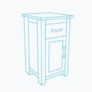 W:40cm H:80cm D:35cm