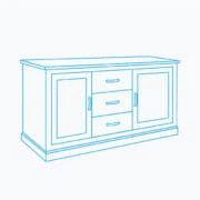 W:143cm H:75cm D:46cm - 02a W:143cm H:75cm D:46cm - 02a