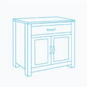 W:70cm H:80cm D:47.5cm