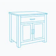 W:75cm H:80cm D:50cm