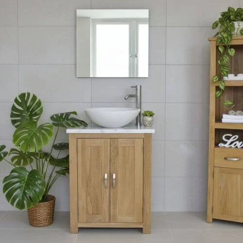 Small Vanity Unit Stone Top with Basin