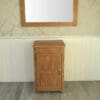 Slimline Bathroom Cabinet Vanity Unit | Solid Oak | 308