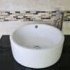 Ceramic Round Bathroom Basin & Plug 026