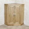 Oak Corner Bathroom Storage Medium Unit 501B
