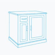 W:75cm H:80cm D:50cm - 503