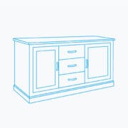 W:143cm H:75cm D:46cm - 02a