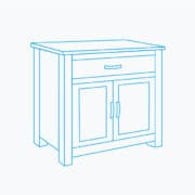 W:75cm H:80cm D:50cm