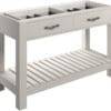 Ciero 1200mm Floor Standing Basin Unit (No Top) - White Ash
