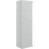 Aqua 350mm Wall Hung 1 Door Tall Unit - Matt Mineral Grey