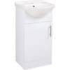 Christopher 450mm Basin Unit & Basin - White Gloss