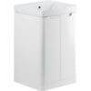Fairmont 500mm 2 Door Floor Standing Cloakroom Basin Unit - White Gloss