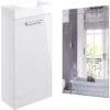 Jupiter 410mm Floor Standing Basin Unit & Rockford Mirror Pack