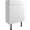 600mm Basin Unit - White Gloss