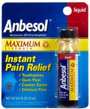 Toothpaste that will make your face numb Numbing Agent - Anbesol
