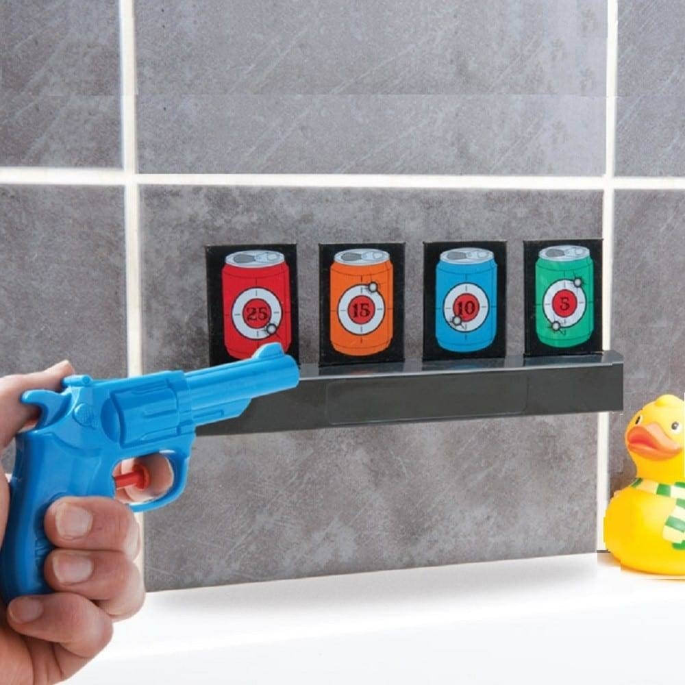 Bath Tub Shoot Em Up Game Plastic Gun Bath Toy