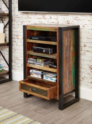 Side View of Media Cabinet