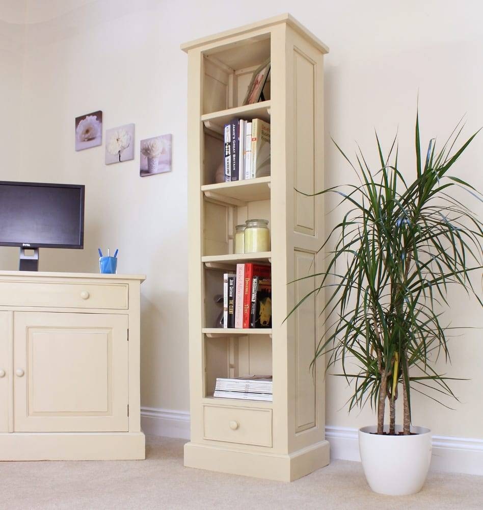 CADENCE SOLID MAHOGANY NARROW BOOKCASE