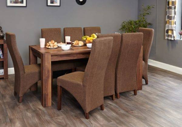 Dining Table and Chairs Walnut Dining Table from Shiro Collection
