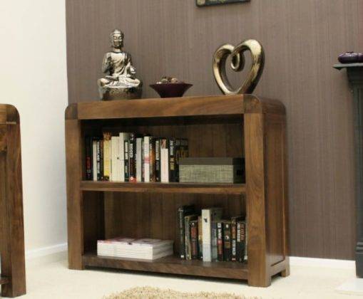 Shiro Walnut Low Bookcase