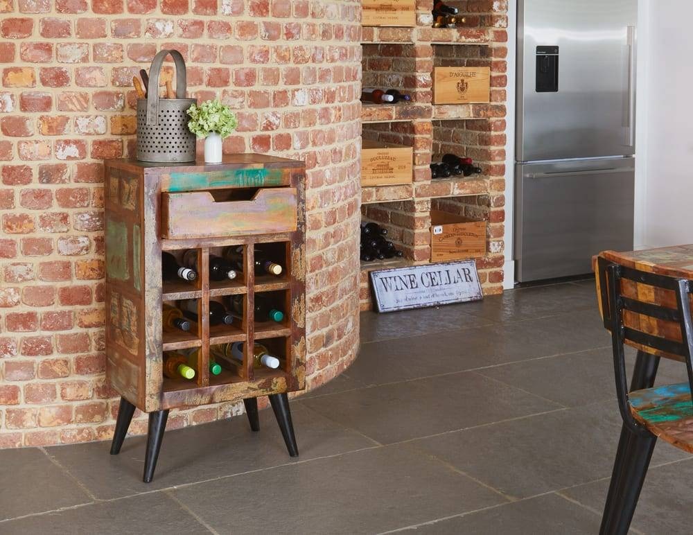 Colourful Wine Rack/Lamp Table - Very Nice The Lamp Table That Doubles as a Wine Rack