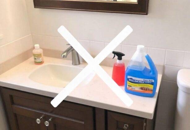 avoid harsh chemicals
