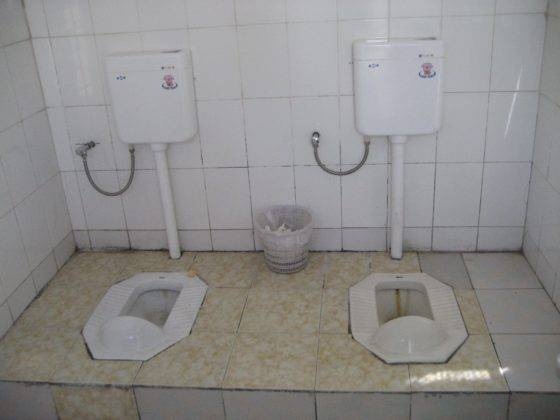 toilets side by side