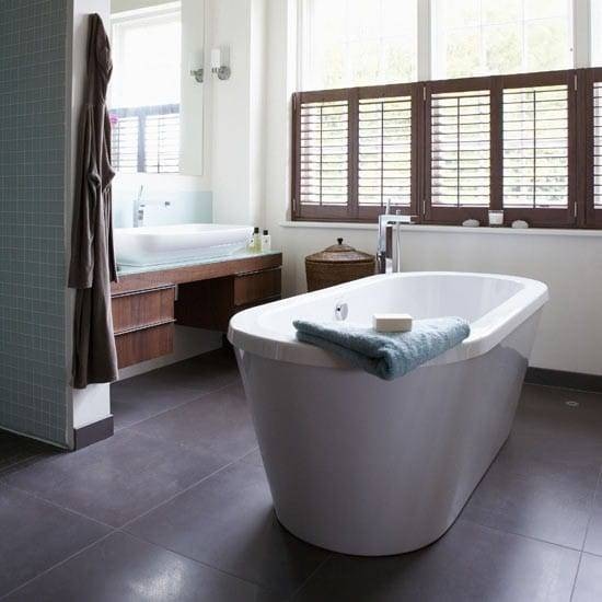 Oriental Bathroom - Dark Wood Oriental Bathroom - Dark Wood
