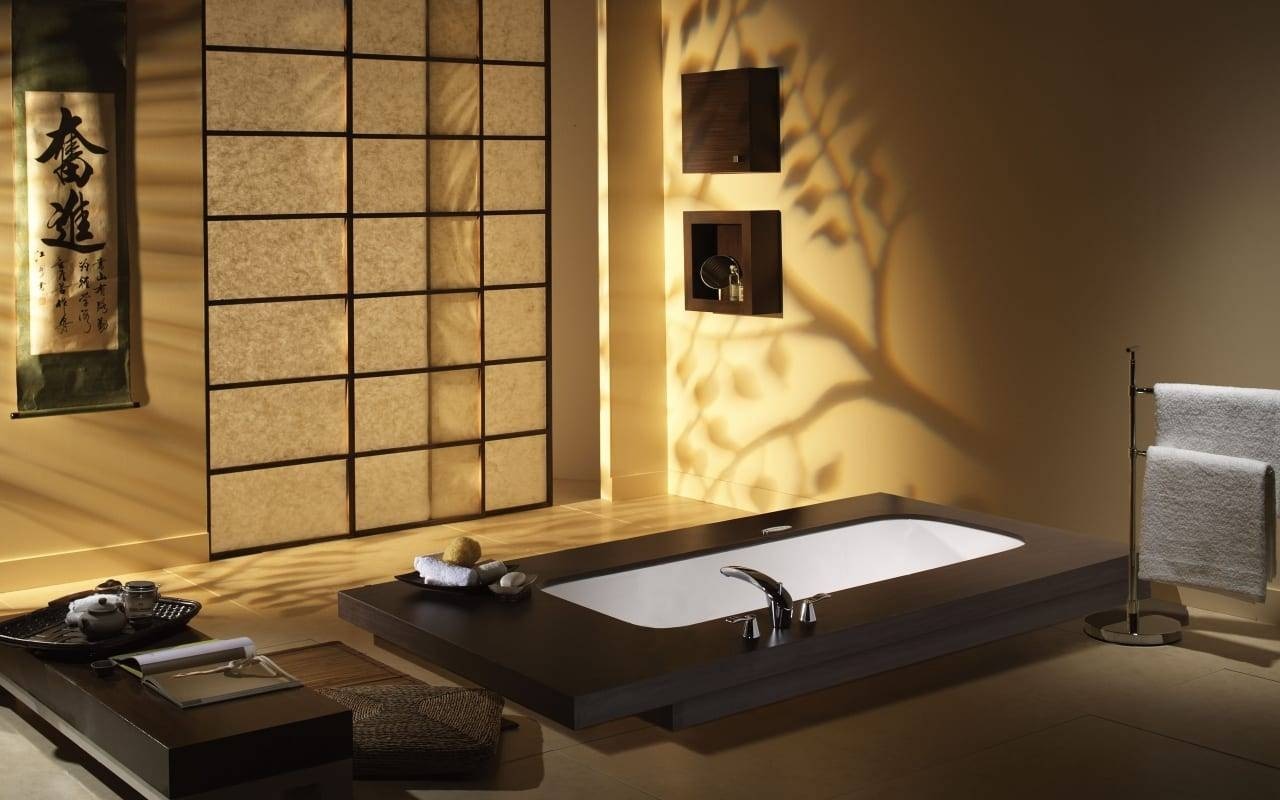 Simplicity Oriental Bathroom Simplicity Oriental Bathroom