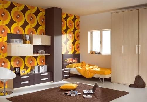 Retro - Brown and Orange