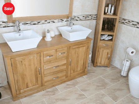 Oak Top & Ceramic Basins Oak Top & Ceramic Basins