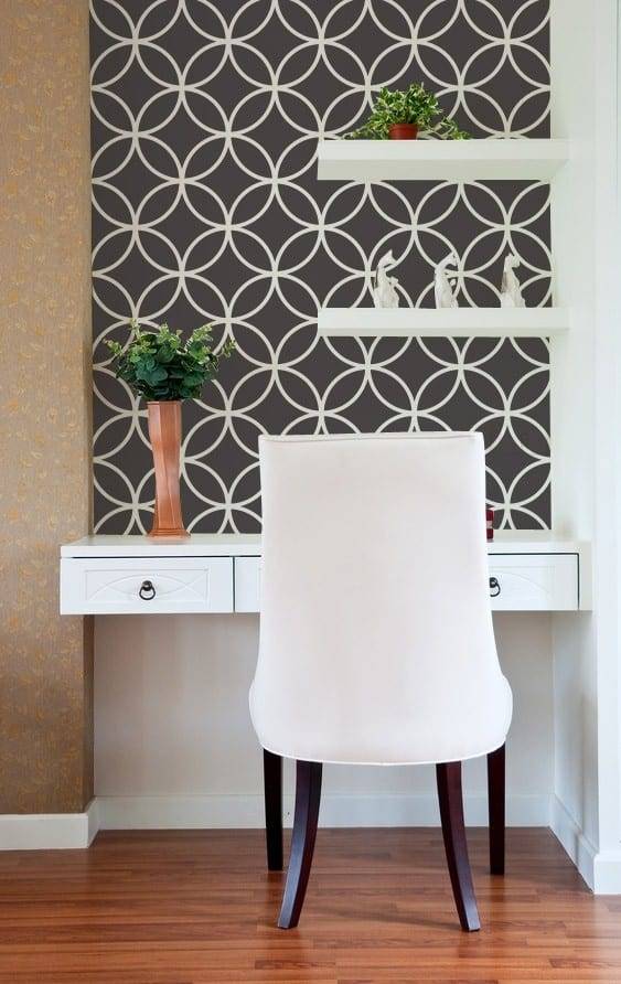 Stencilling - Living Room Stencilling - Living Room