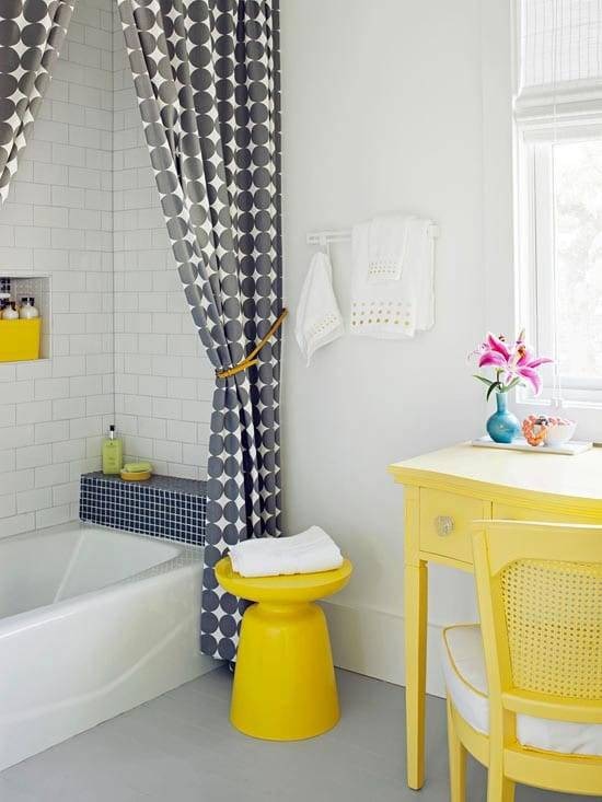 bathroom image spring colours yellow