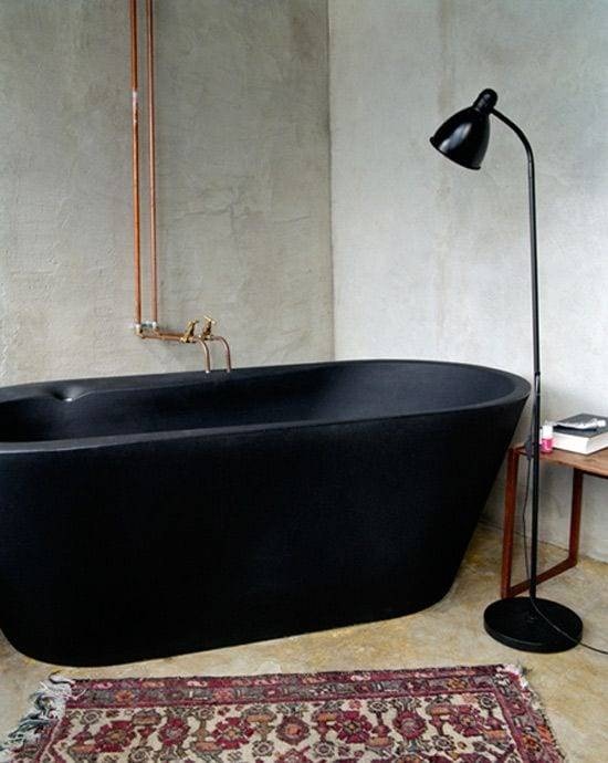 black bath