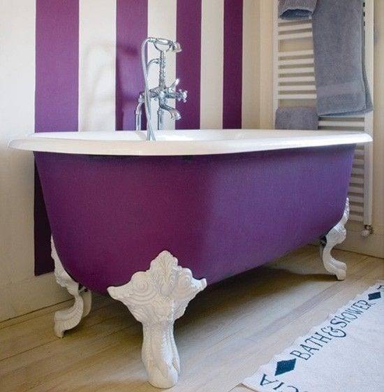 purple bath