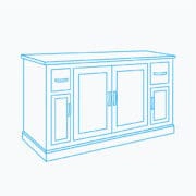 W:123cm H:75cm D:39cm - 402