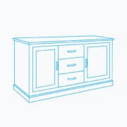 W:143cm H:75cm D:46cm - 02a