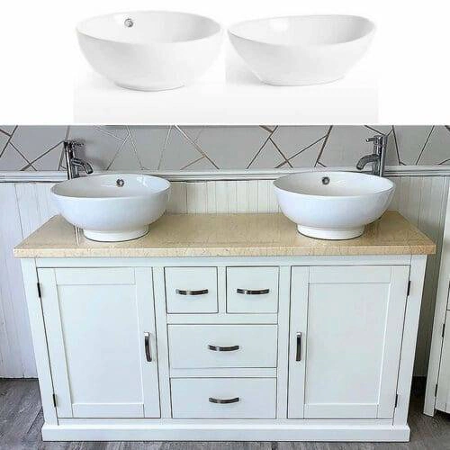 Painted Units With Stone Tops