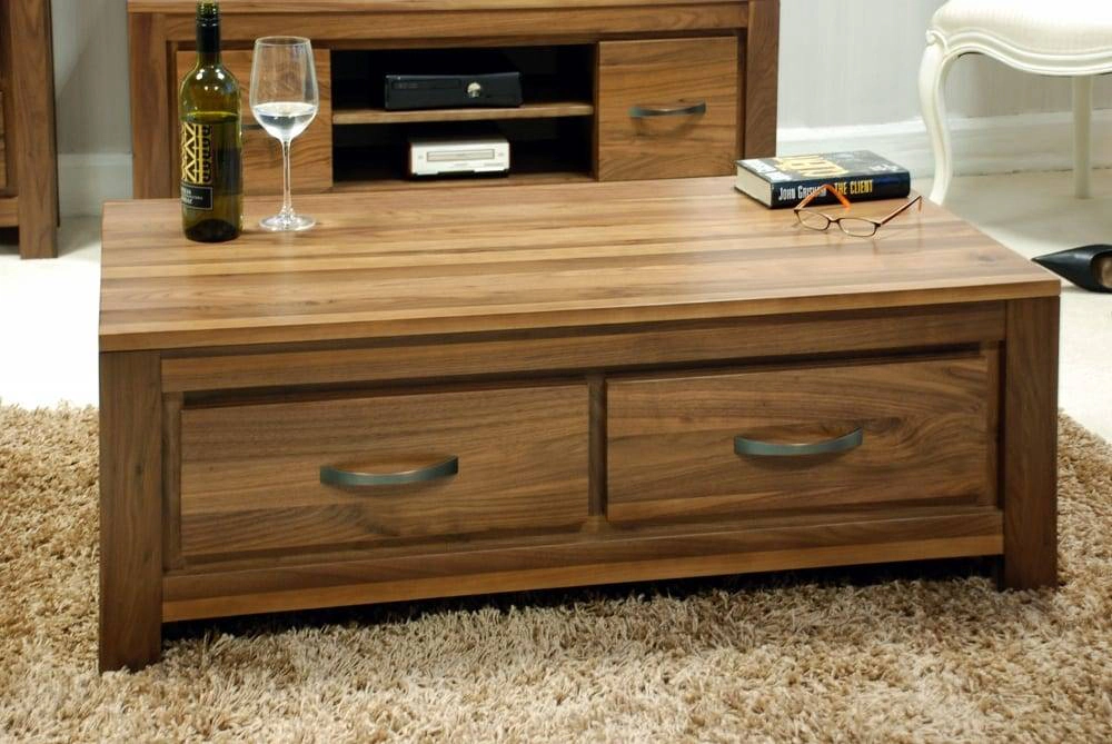 Solid Walnut Coffee Table from the Mayan Range of Home Furniture Mayan Walnut Coffee Table