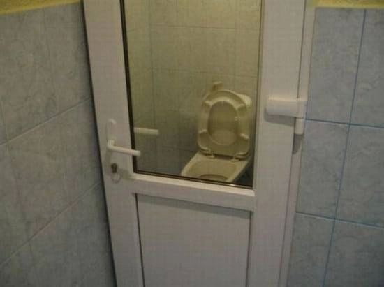 Not a very private toilet Toilet with Window