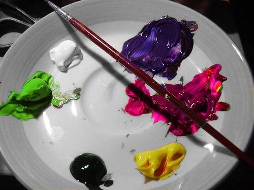 Paint on a Plate Paint on a Plate