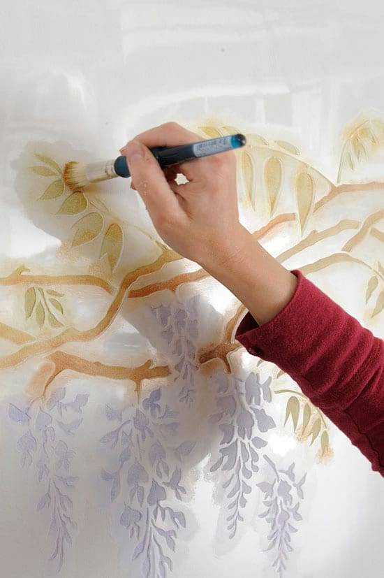 Stencilling - Painting Technique Stencilling - Painting Technique