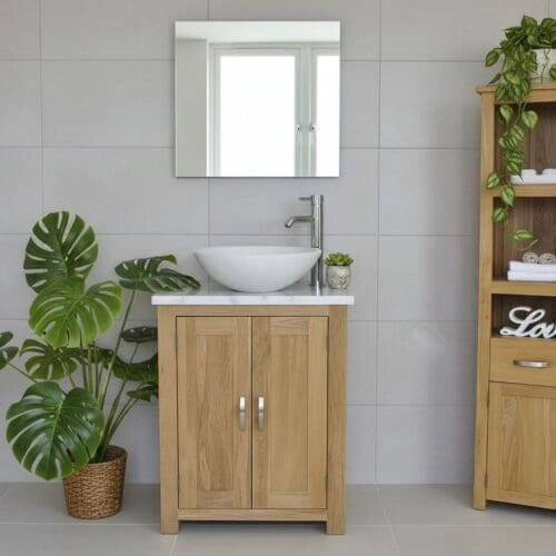 Small Vanity Unit Stone Top with Basin